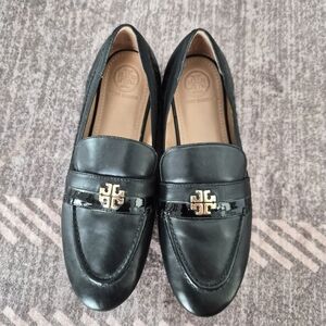 Tory Burch Black Loafers